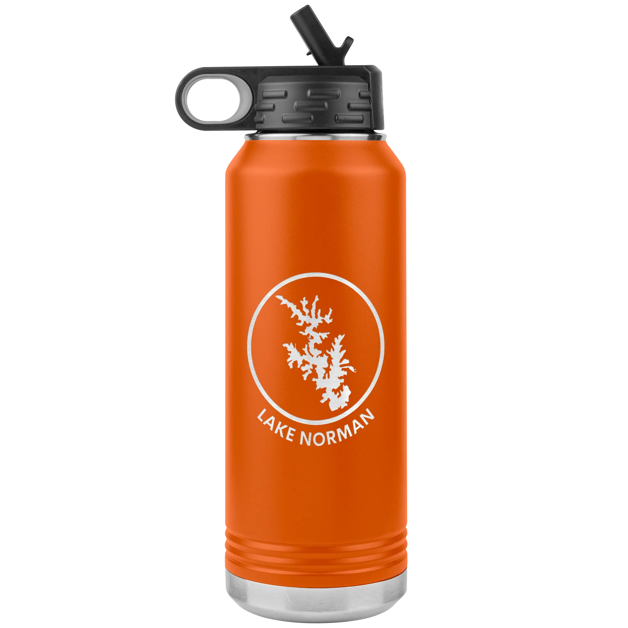 Lake Norman Logo 32 oz Water Bottle Tumbler