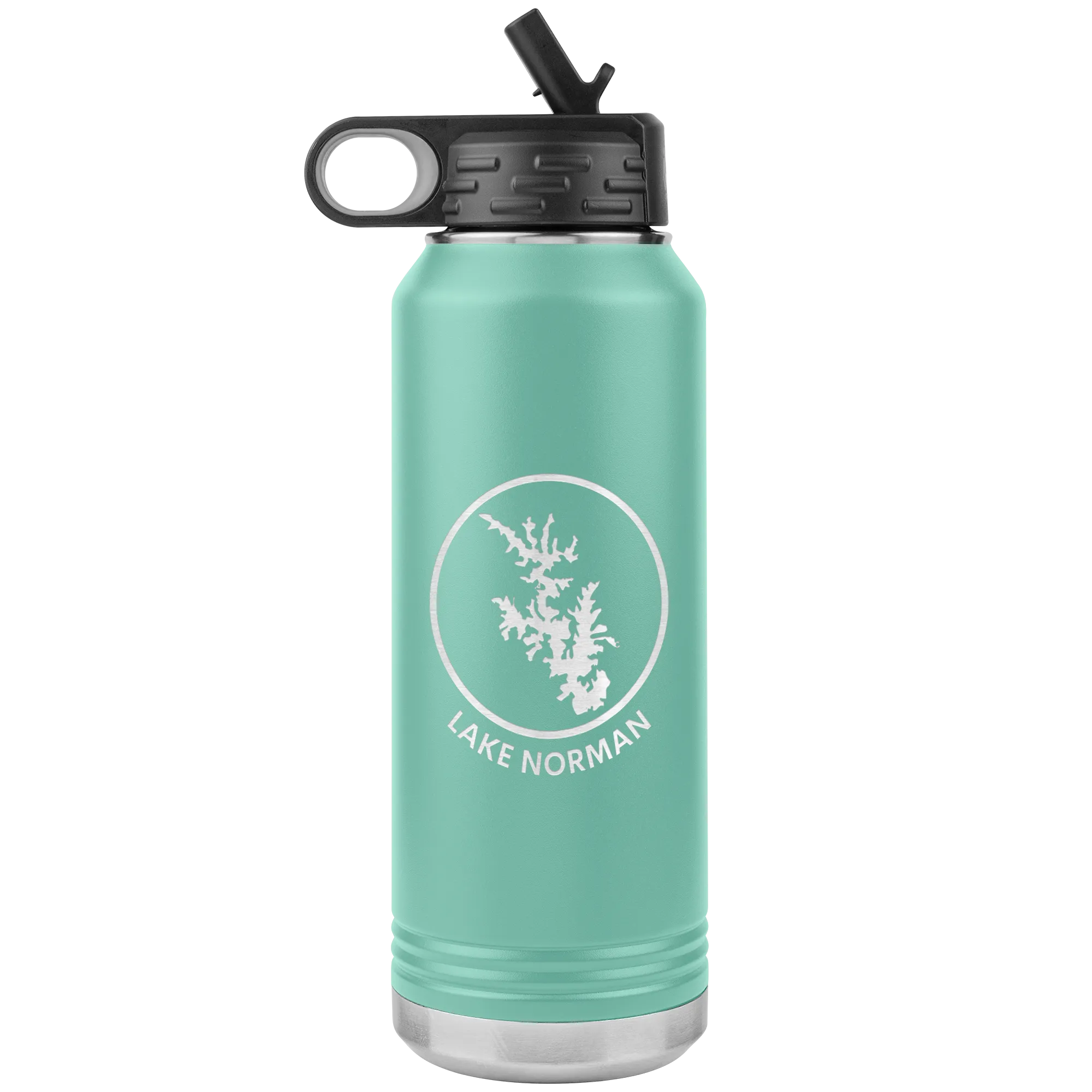 Lake Norman Logo 32 oz Water Bottle Tumbler
