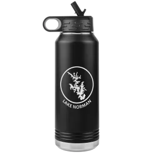 Lake Norman Logo 32 oz Water Bottle Tumbler