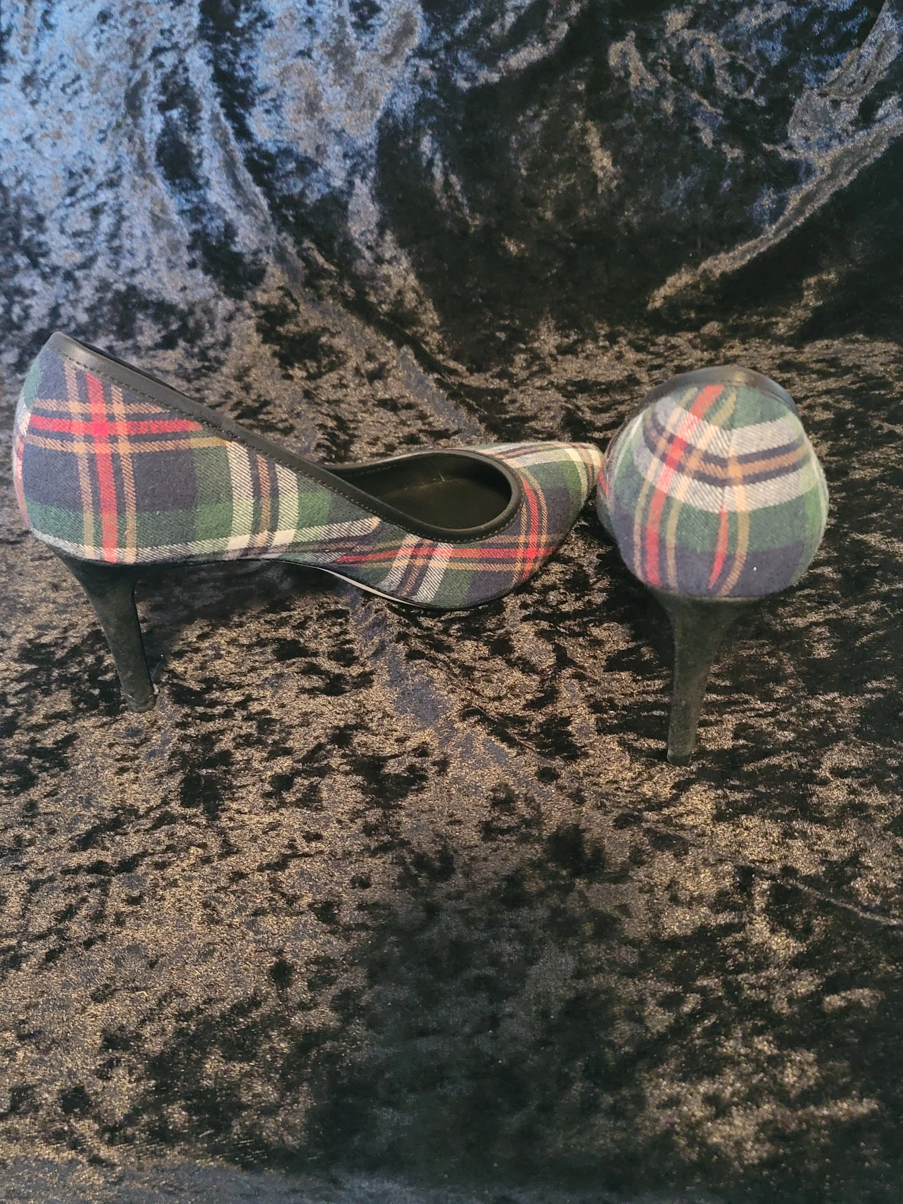 Lands' End Tartan Shoes