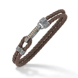 Lash Parallel Leather Bracelet