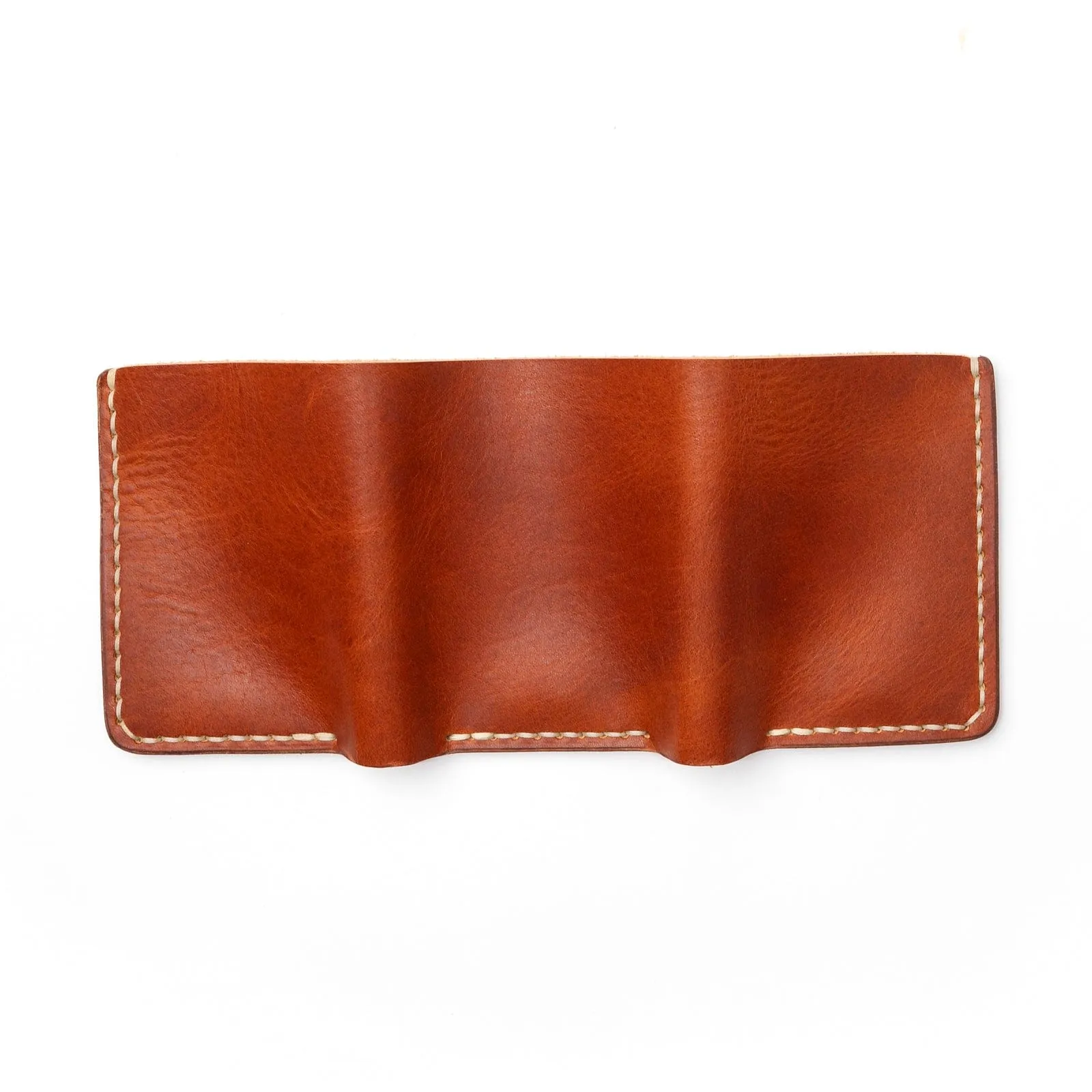 Last Batch: Leather Trifold Wallet - English Tan