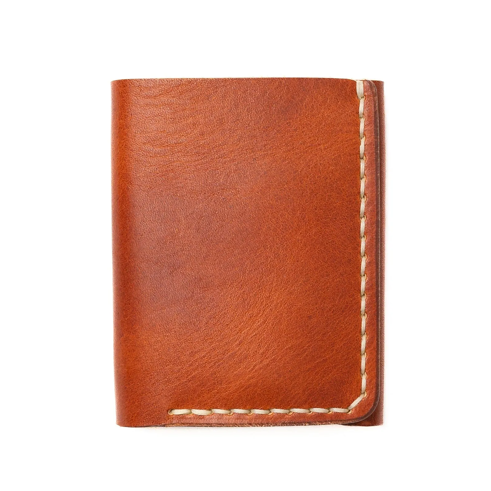 Last Batch: Leather Trifold Wallet - English Tan