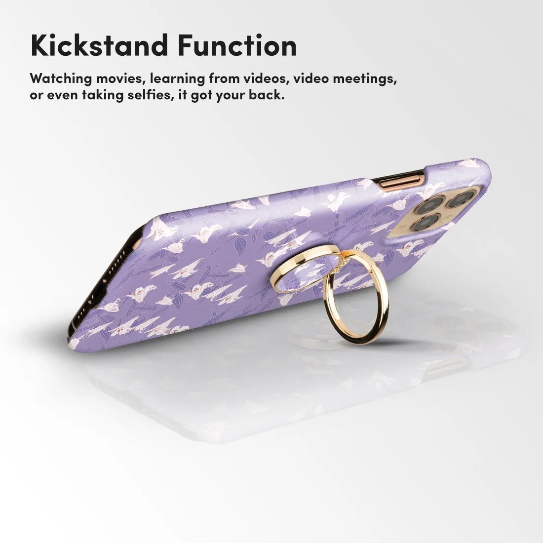 Lavender Lily | Phone Ring Holder  (Non-MagSafe)