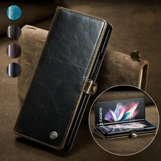 Leather Case For Samsung Z Fold
