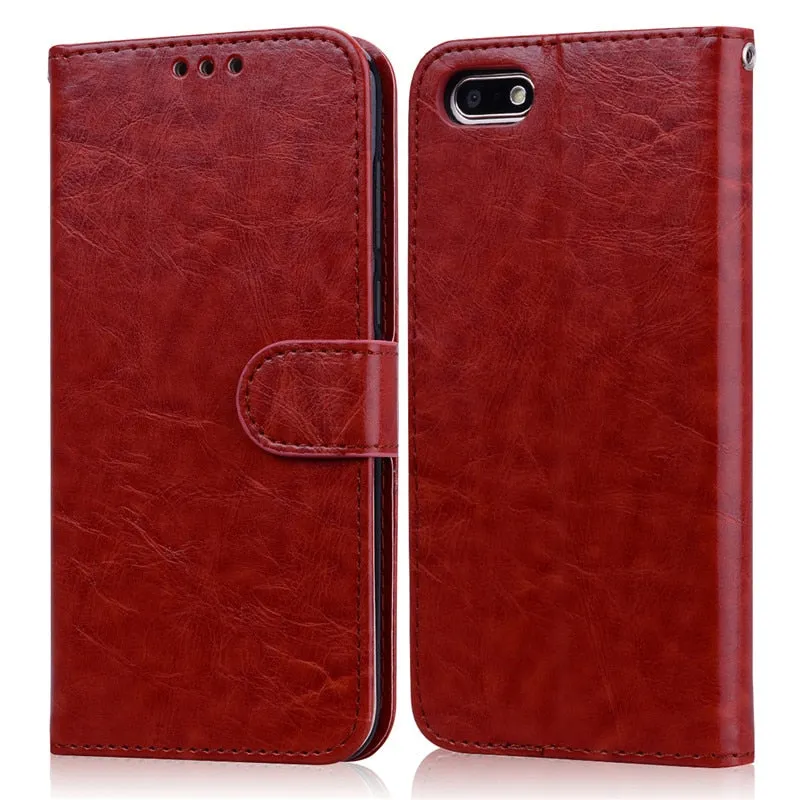 Leather Flip Case For Honor 7S Case For Huawei Honor 7S Phone Case For Honor 7S Honor7s Case Wallet Coque Fundas Bags
