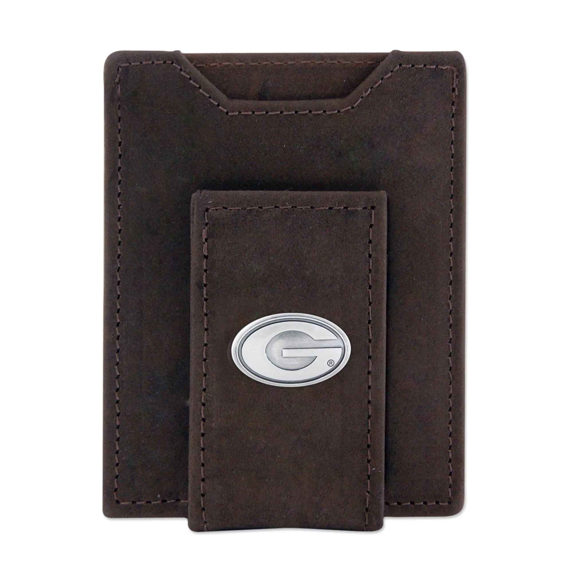 LEATHER FRONT POCKET WALLET - UGA