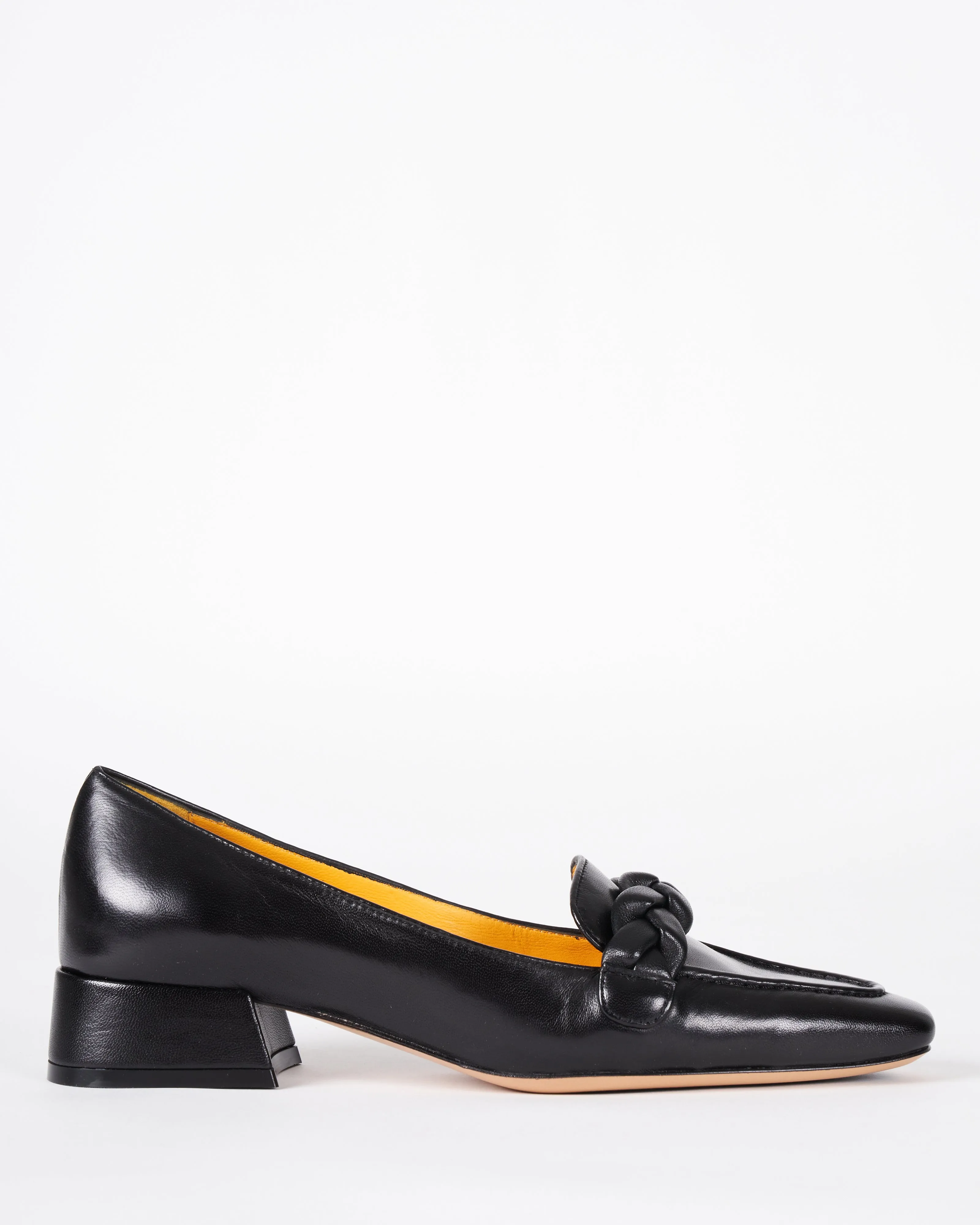 leather loafer - nero