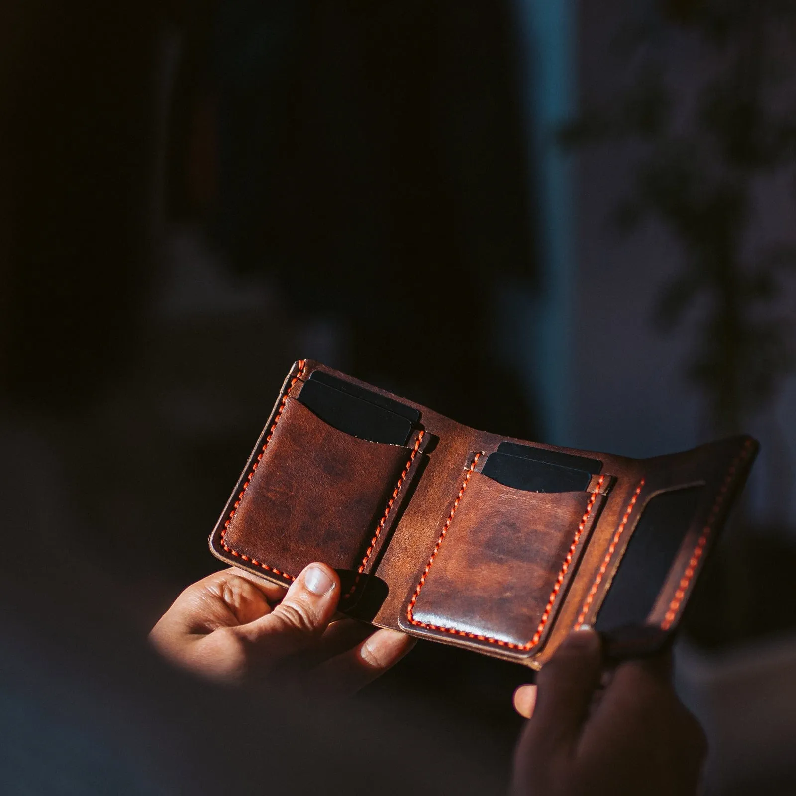 Leather Trifold Wallet