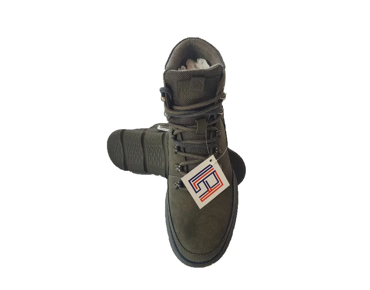 London Art Hi Cut Shoe Olive