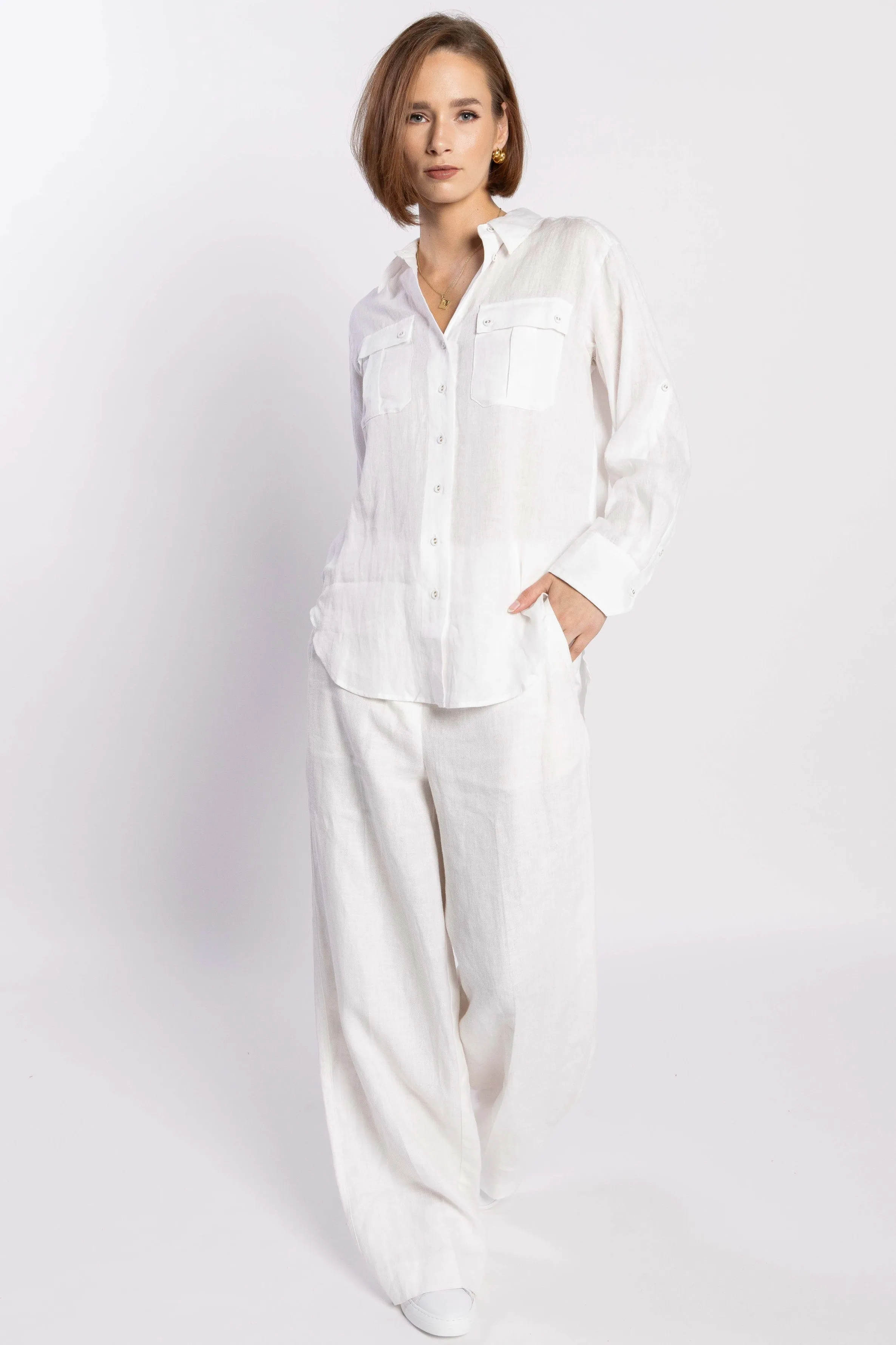 LOUGHLIN Saunter Pant - White