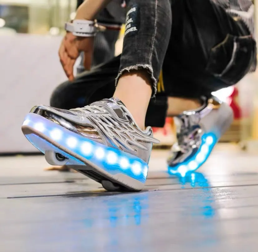 Luminous roller skates    KF83752