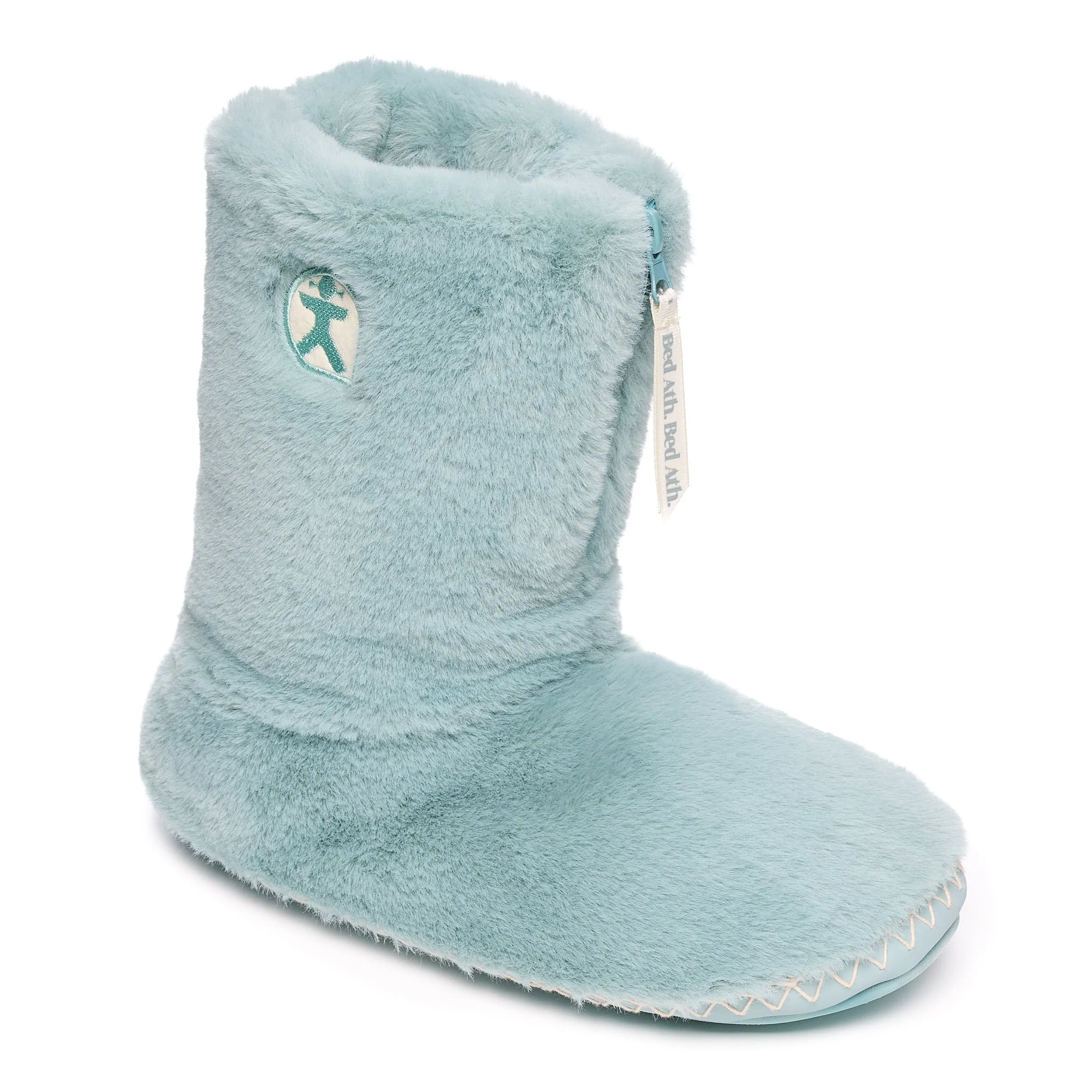 Marilyn - Classic Faux Fur Slipper Boot - Seafoam