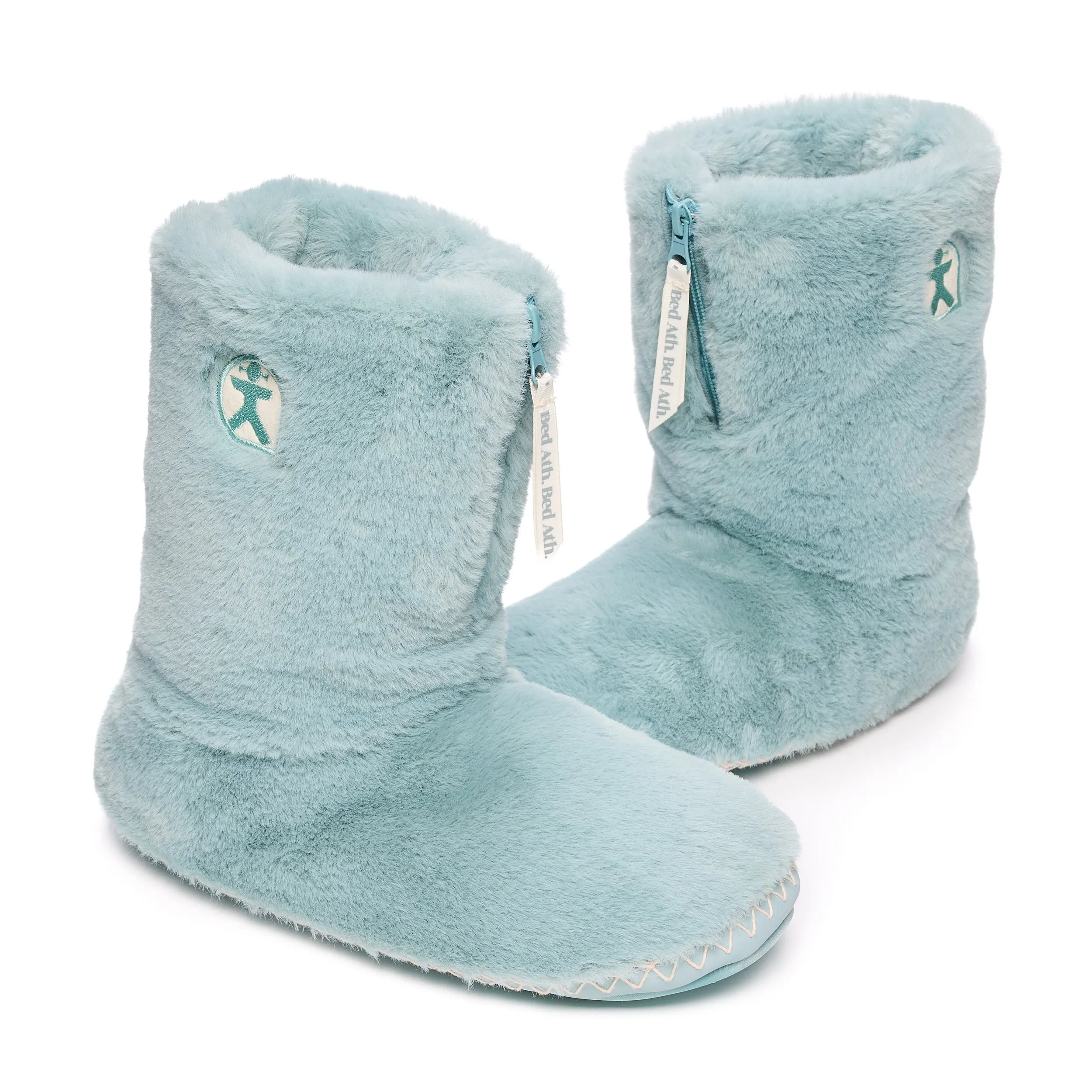 Marilyn - Classic Faux Fur Slipper Boot - Seafoam