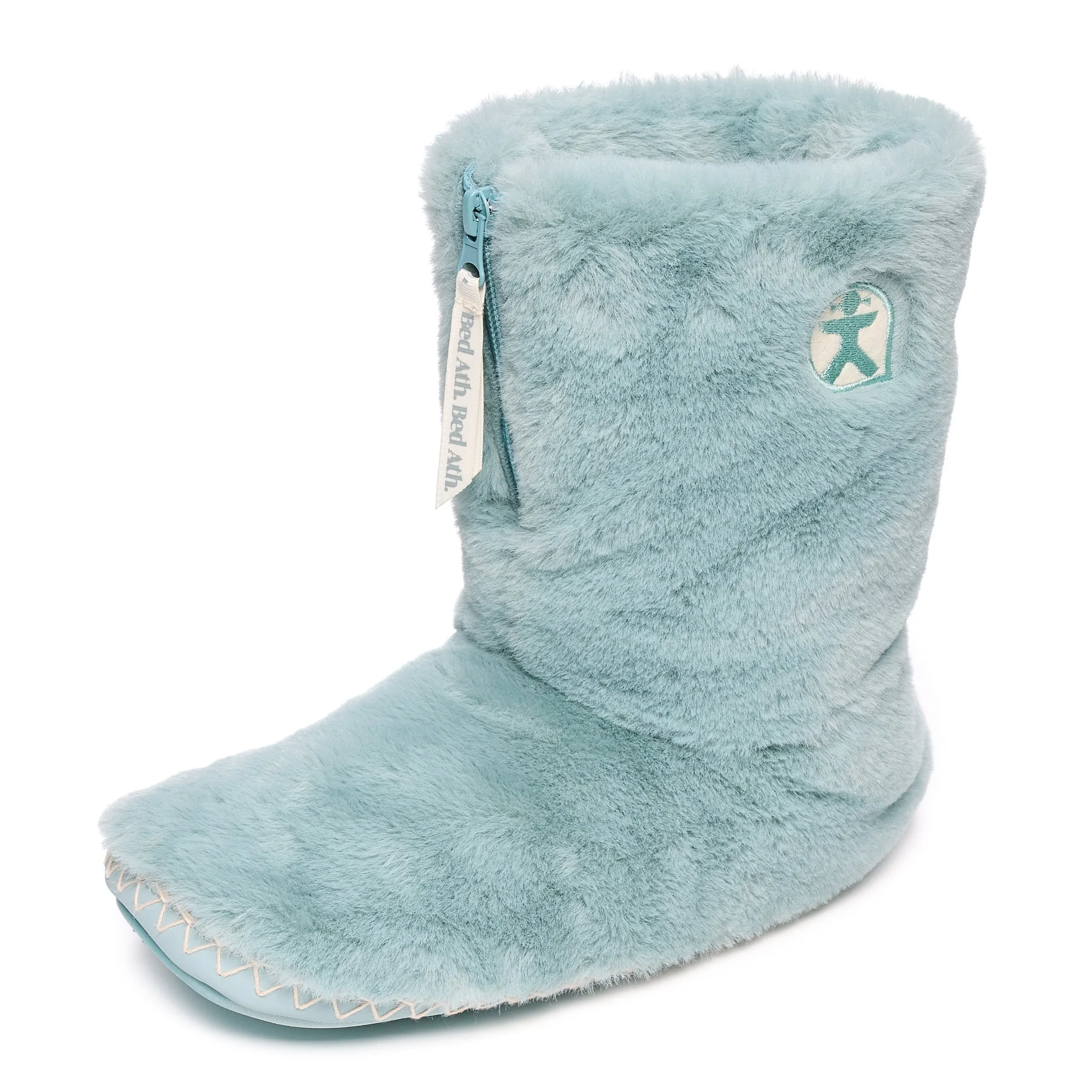 Marilyn - Classic Faux Fur Slipper Boot - Seafoam