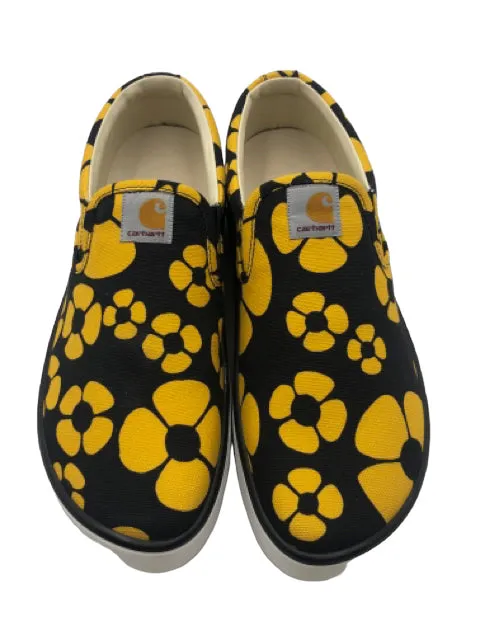 Marni x Carhartt Black Yellow Flowers Size 43 ~ US 10 Men's Shoes
