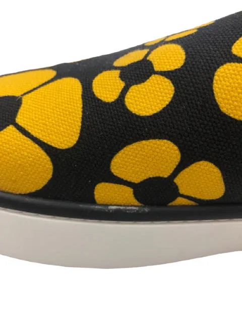 Marni x Carhartt Black Yellow Flowers Size 43 ~ US 10 Men's Shoes