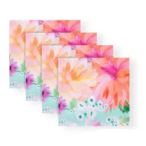 Maxwell & Williams Teas & C'S Dahlia Daze Cotton Napkin Set of 4 GX0589