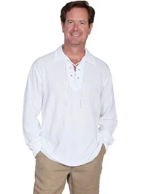 Men's Cantina Cotton Collection: Laceup Pullover