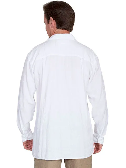 Men's Cantina Cotton Collection: Laceup Pullover