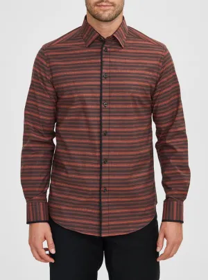 Men's casual long sleeve stretch shirt