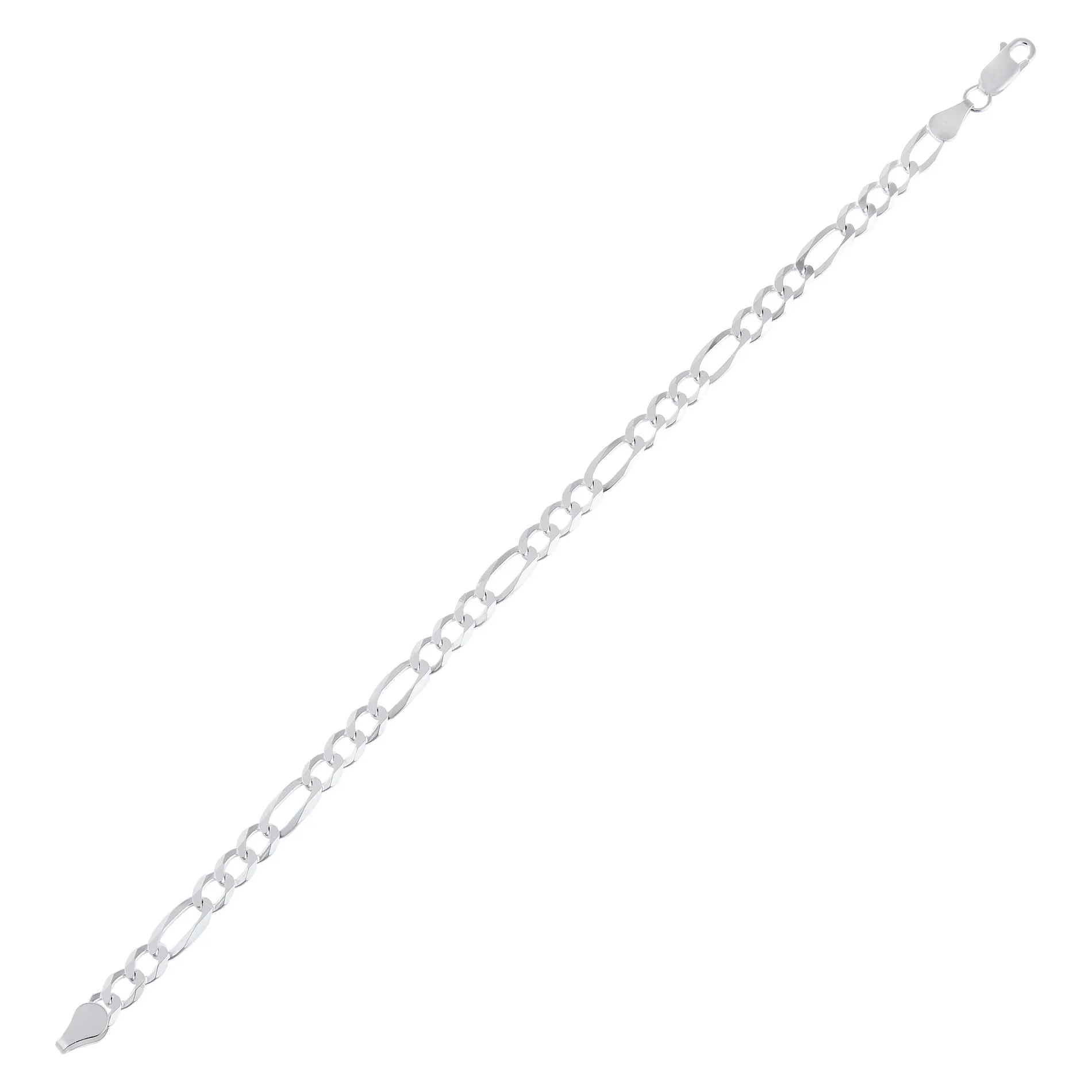 Men's Flat Figaro Chain Bracelet