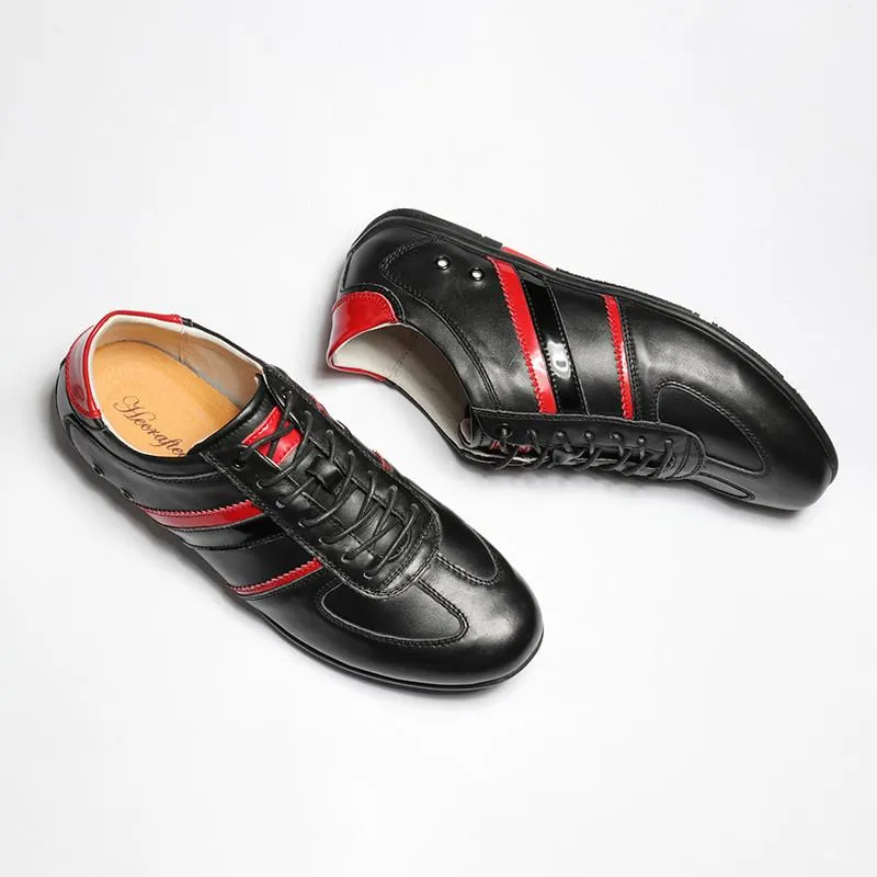 Men's Genuine Leather Fashion Shoes Up To Size 12.5