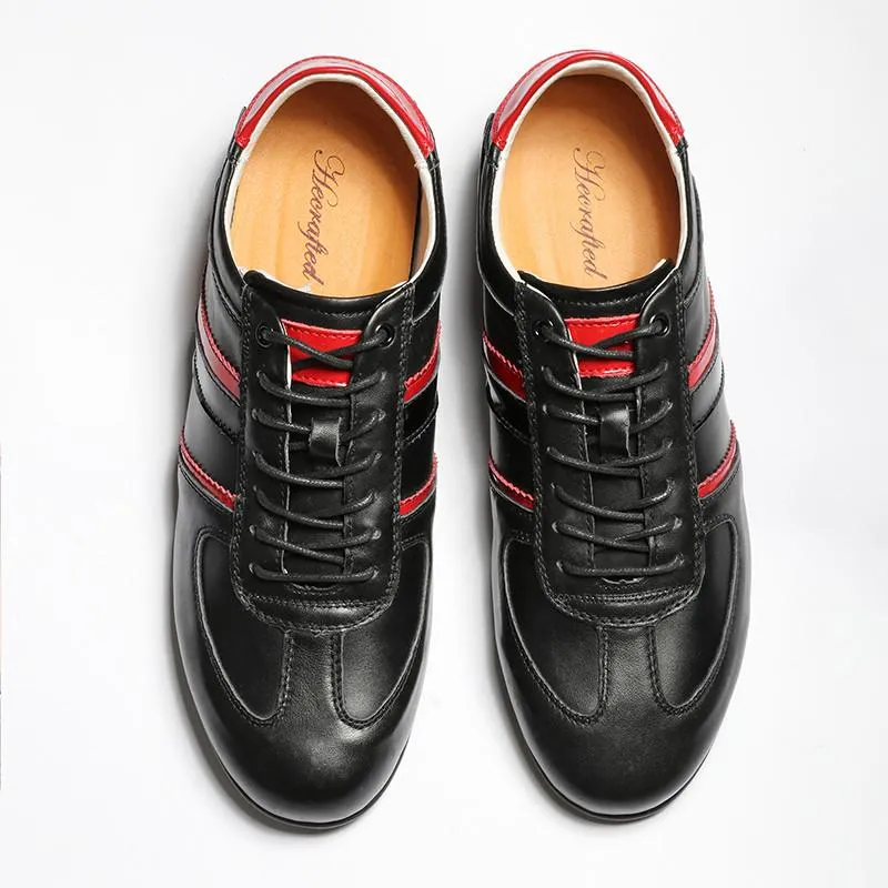 Men's Genuine Leather Fashion Shoes Up To Size 12.5