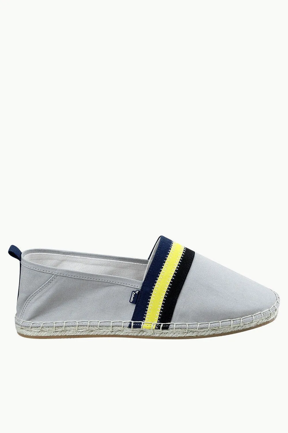 Men's Grey Cut N' Sew Canvas Espadrilles