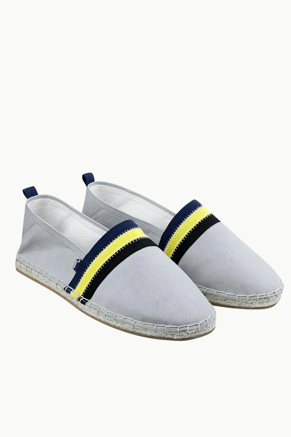 Men's Grey Cut N' Sew Canvas Espadrilles