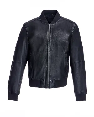 Men's Leather Bomber