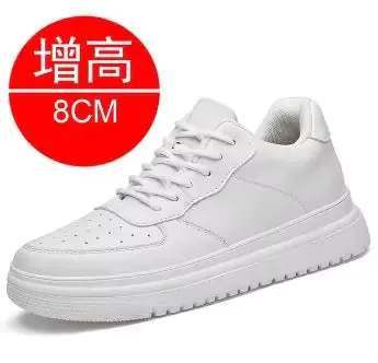 Men's Leather Elevator Sneakers - Height Boost
