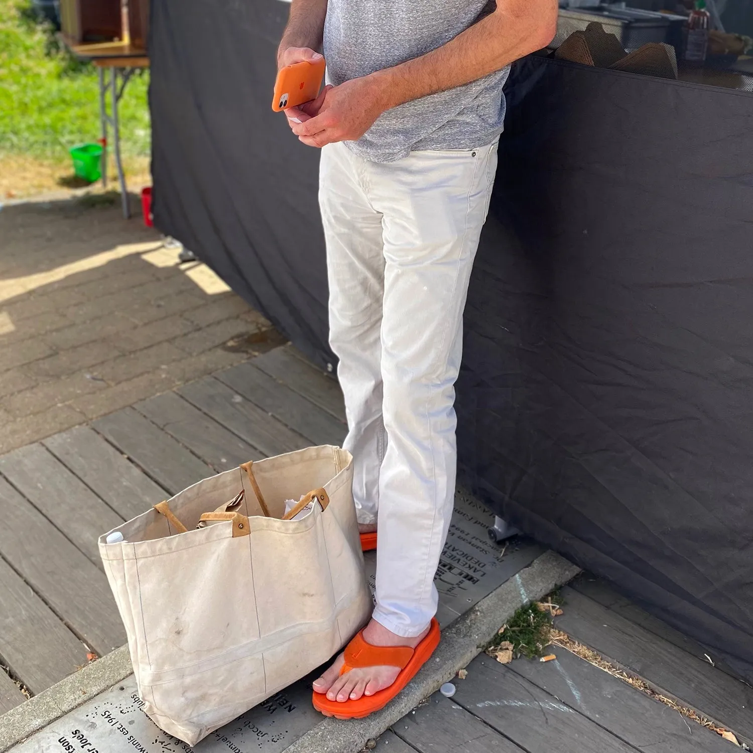 Men's Mexico Flip Flops - Seoul Orange