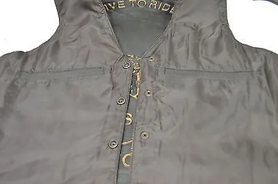 MEN'S MOTORCYCLE SIDE LACE RETRO BRN NATIVE AMERICAN EMBOSSED SINGLE PANEL