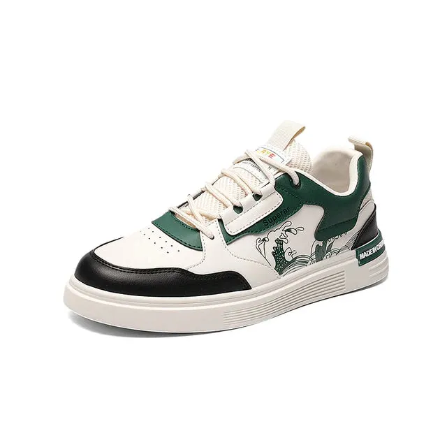 Men's Trendy Print Slip-on Sneaker Shoe