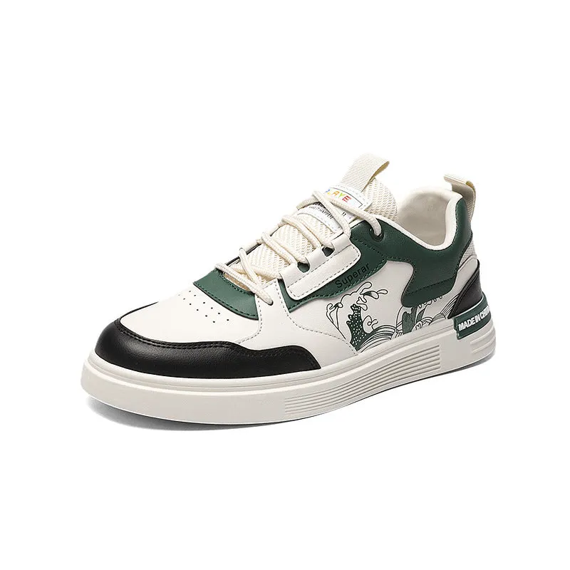 Men's Trendy Print Slip-on Sneaker Shoe