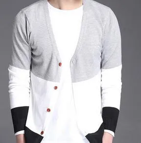 Men's V-Neck Fashion Cardigan