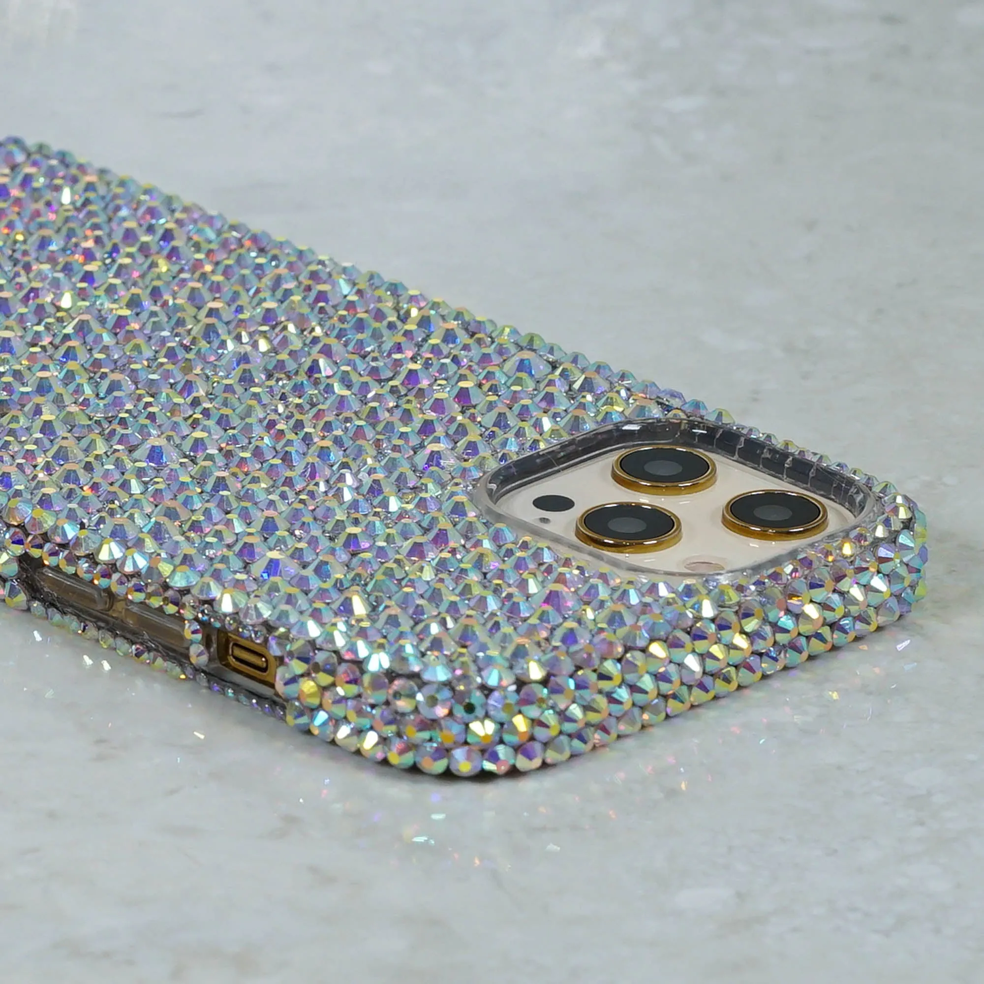 Mixed Sizes Aurora Borealis Crystals Design (style 919)