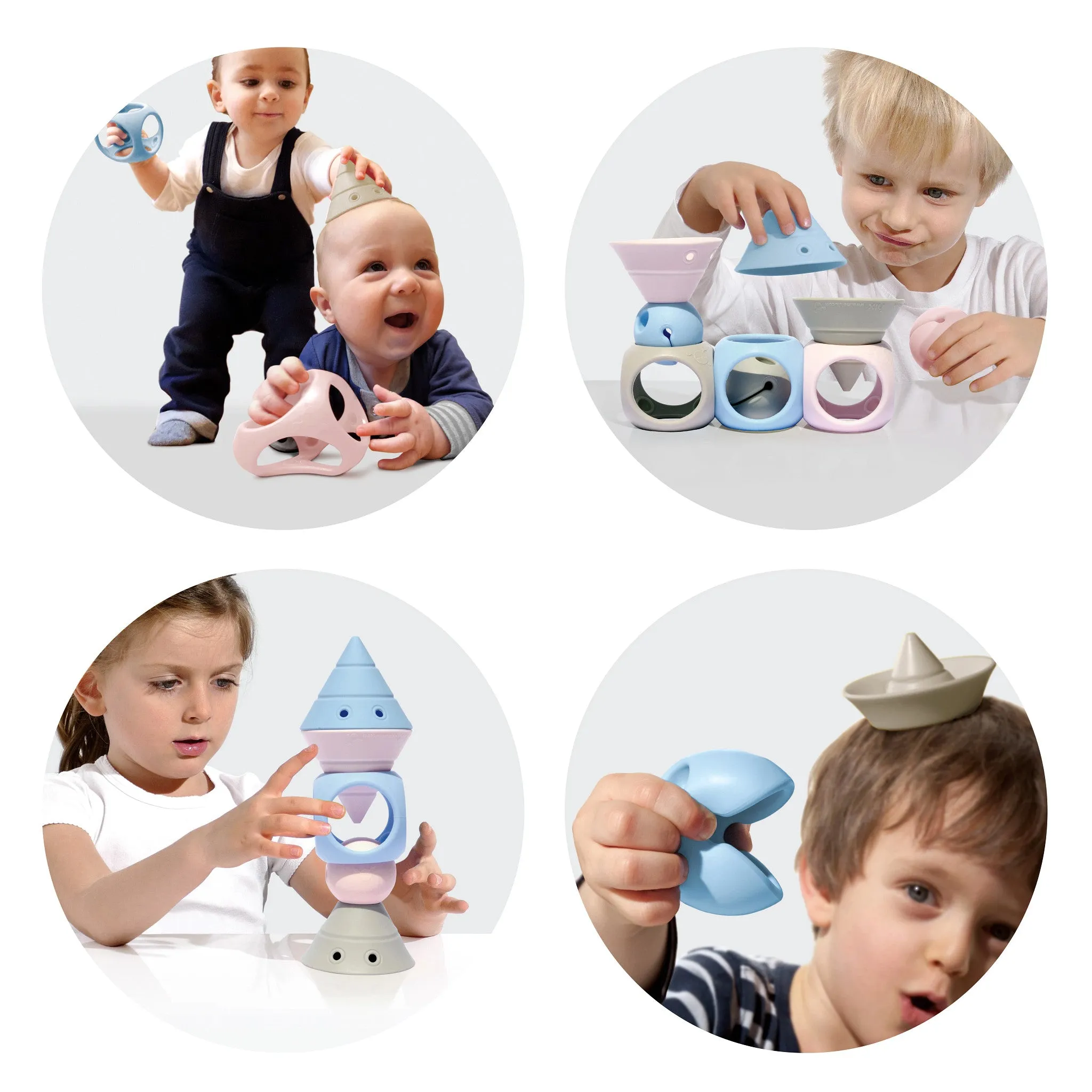 Moluk - Building Genius - Pastel (set of 9)
