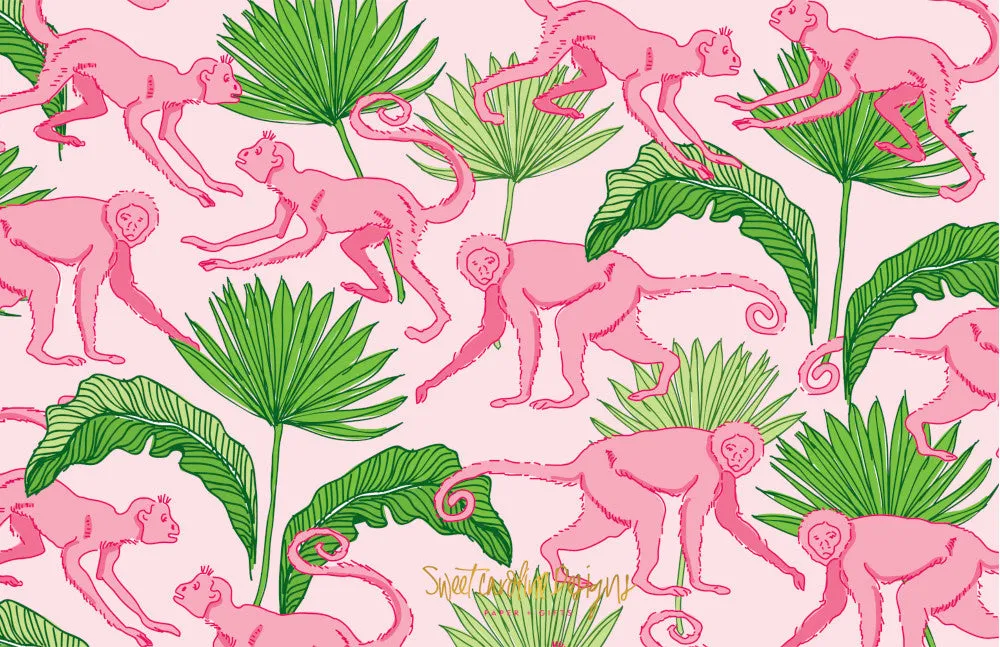 Monkey Business Invitation - Landscape