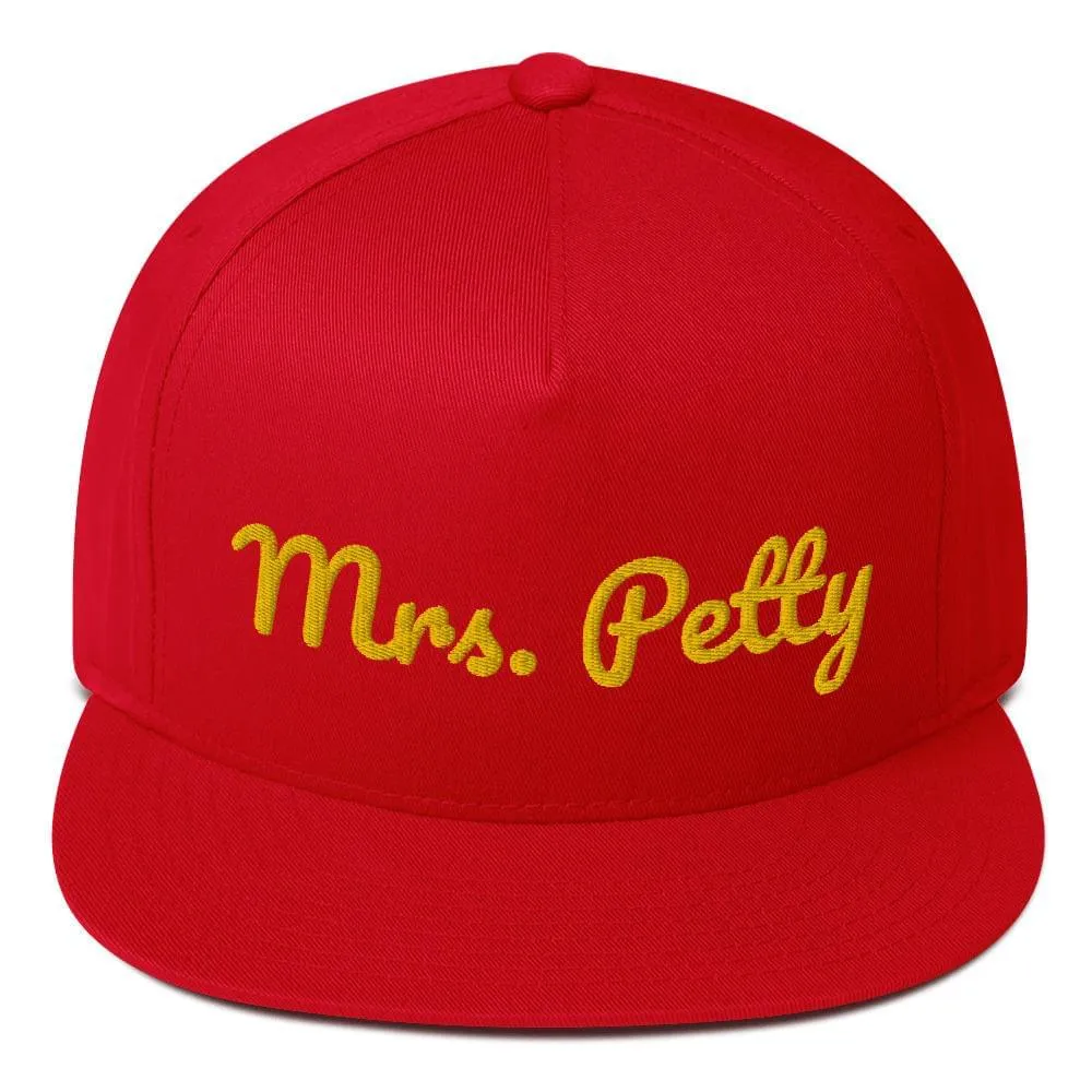 Mrs. Petty Flat Bill Cap