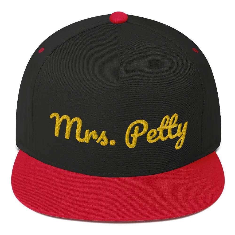 Mrs. Petty Flat Bill Cap