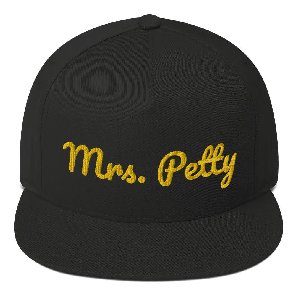 Mrs. Petty Flat Bill Cap