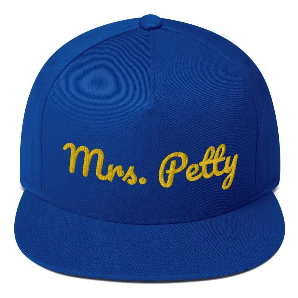 Mrs. Petty Flat Bill Cap