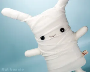 Mummy Bunny plush - Handmade stuffed animal toy