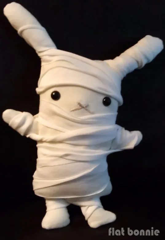 Mummy Bunny plush - Handmade stuffed animal toy