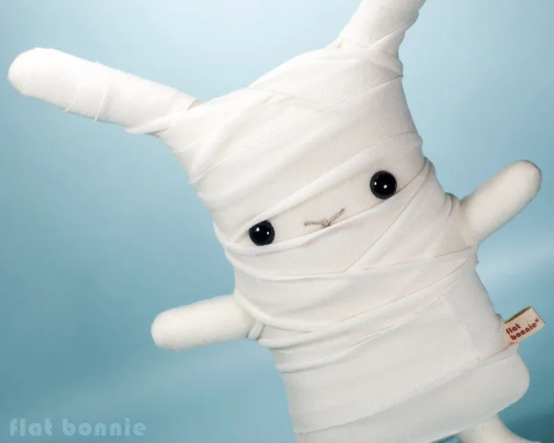 Mummy Bunny plush - Handmade stuffed animal toy