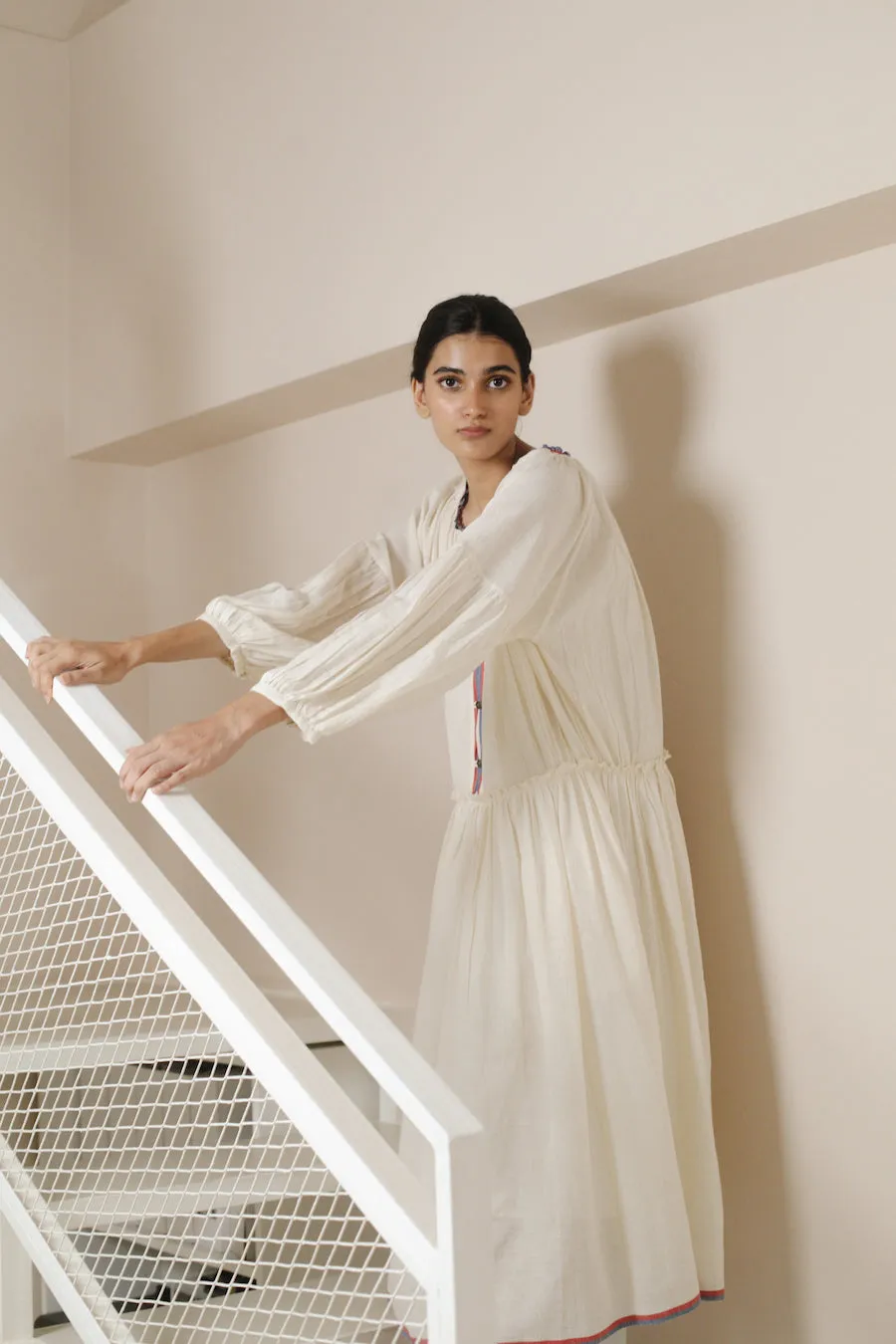 New All Season Dress Handloom Cotton Priscilla Priscilla-R.B.-Fashion Edit Runaway Bicycle