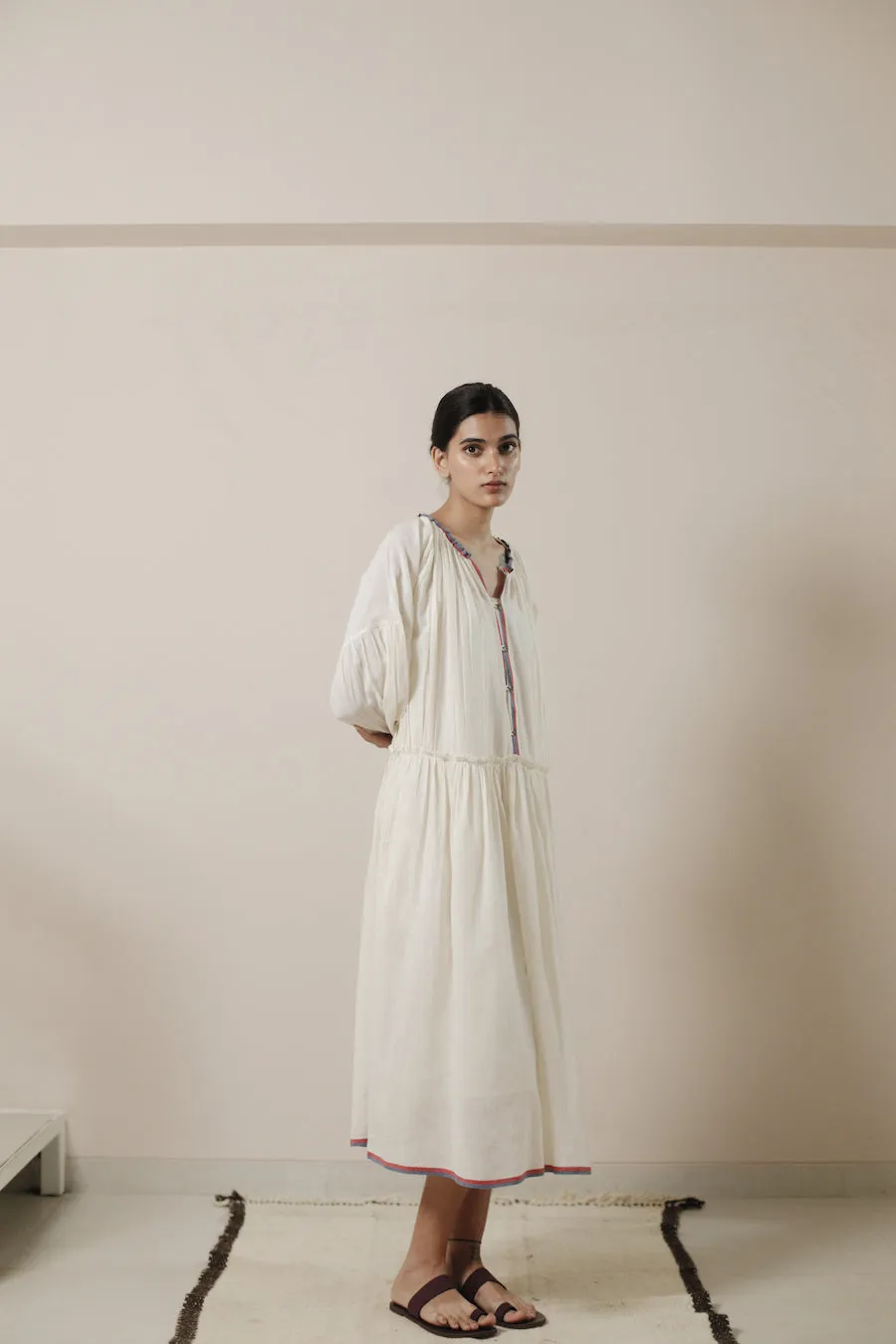 New All Season Dress Handloom Cotton Priscilla Priscilla-R.B.-Fashion Edit Runaway Bicycle