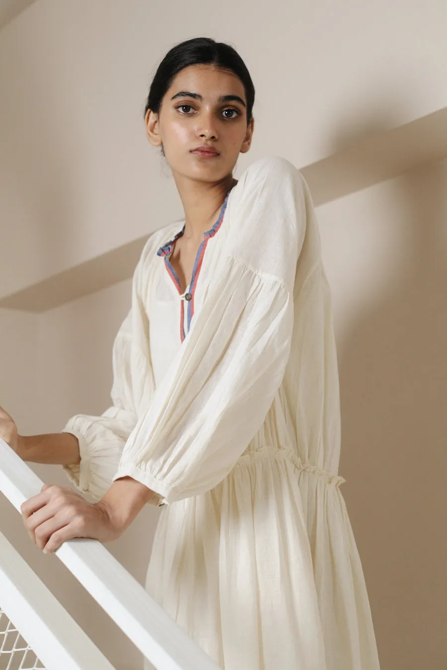 New All Season Dress Handloom Cotton Priscilla Priscilla-R.B.-Fashion Edit Runaway Bicycle
